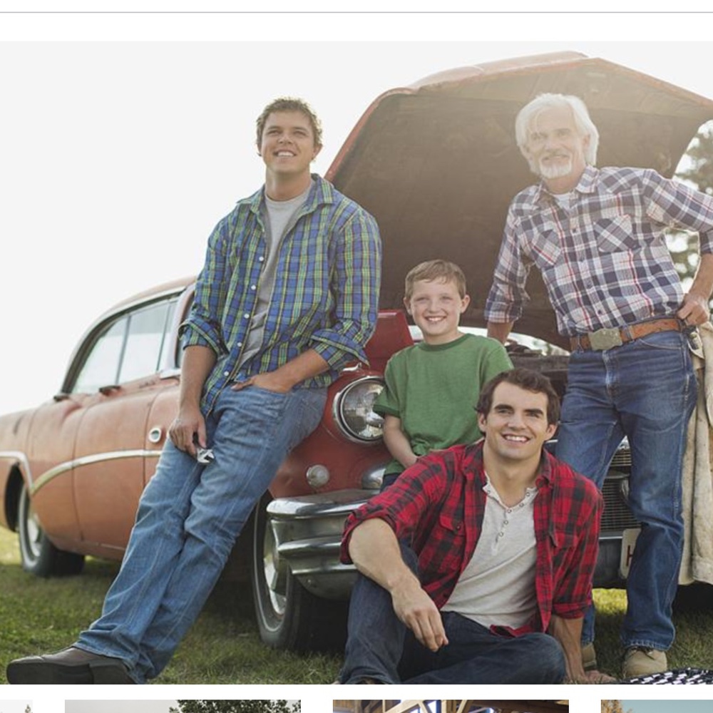 3 for $12 Downtown Men's Long Sleeve Button Plaid Flannel Shirt in Red & Black S - Picture 2 of 6